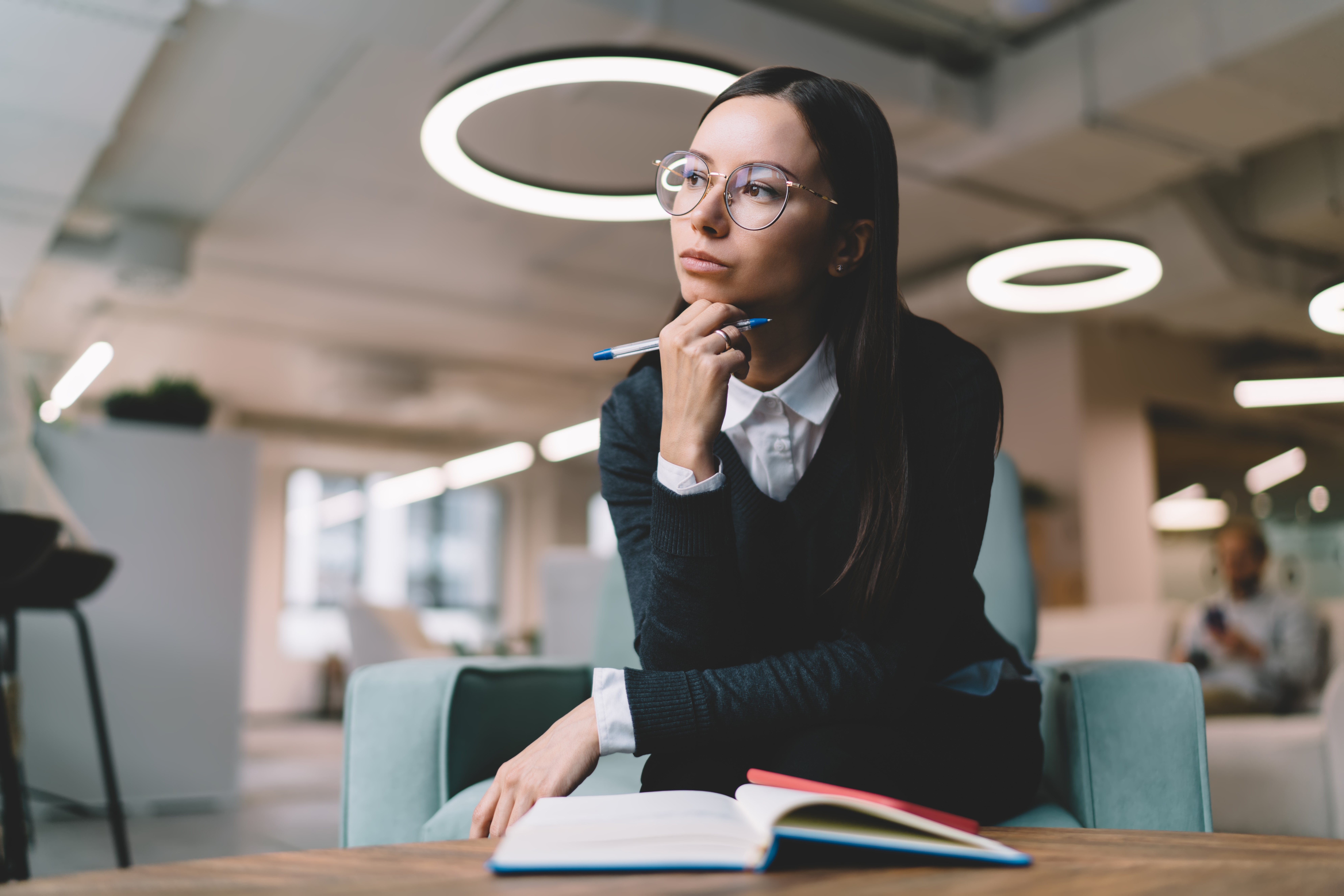 Woman planning her 5-year direct sales career